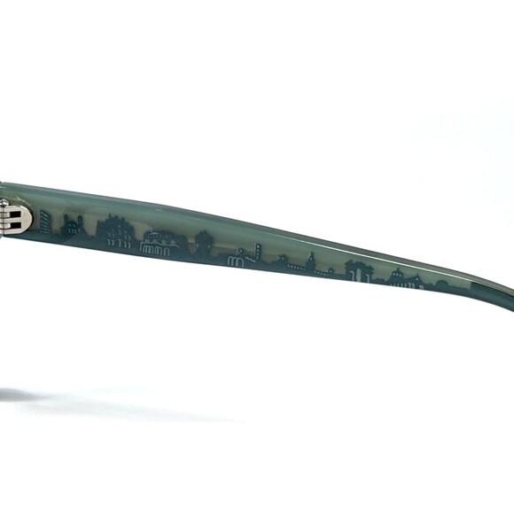VANNI V3417 Mens Plastic Eyeglass Frame A16 Brown 52-16 Green Milan City Scape - Picture 4 of 5